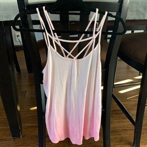 AE multi colored pink tank top.